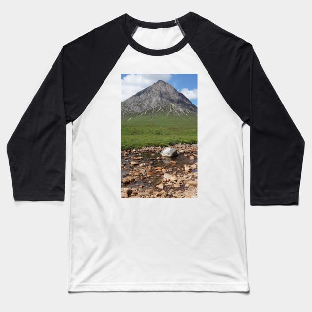 Buachaille Etive Mor 169 Baseball T-Shirt by goldyart